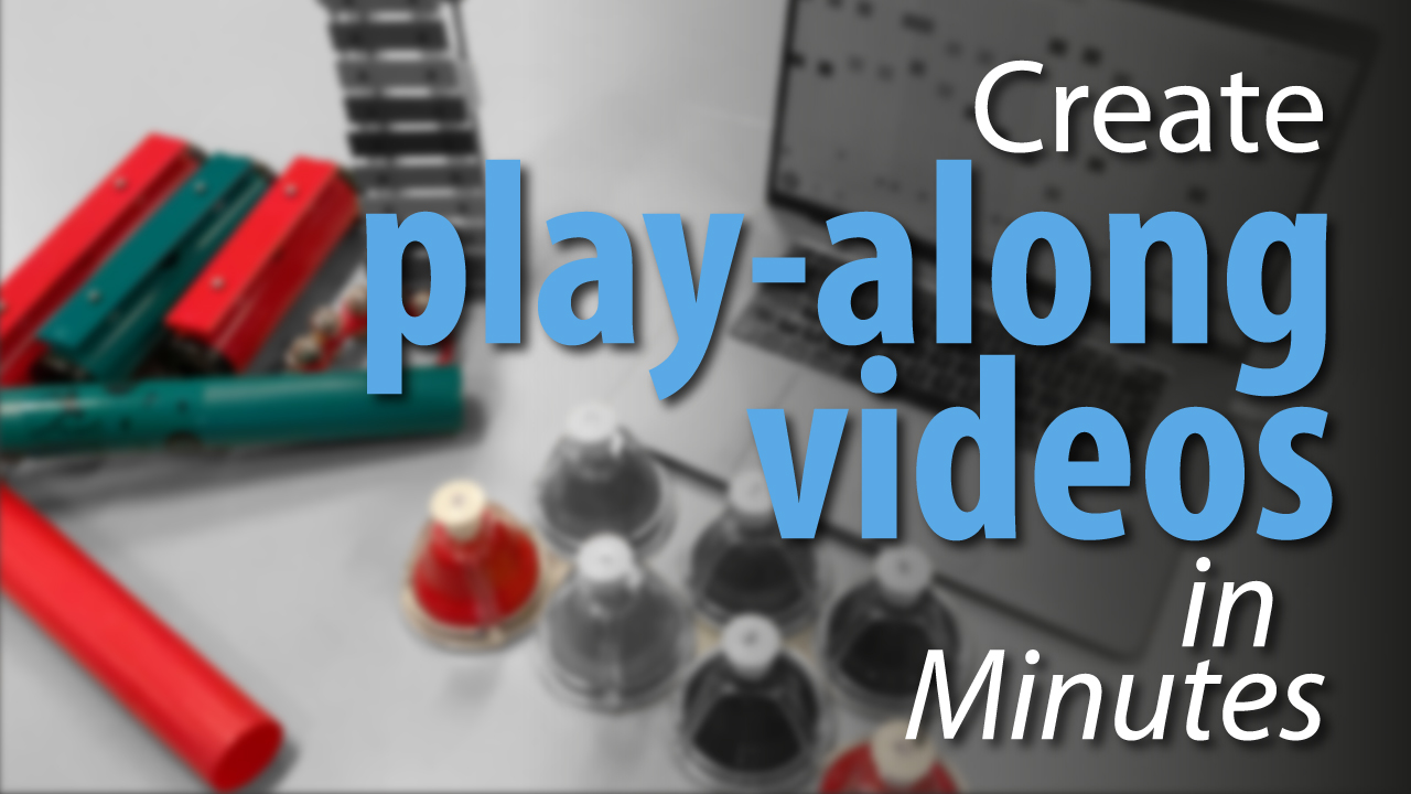 Using SongMaker to simply create play-along videos: Xmas edition